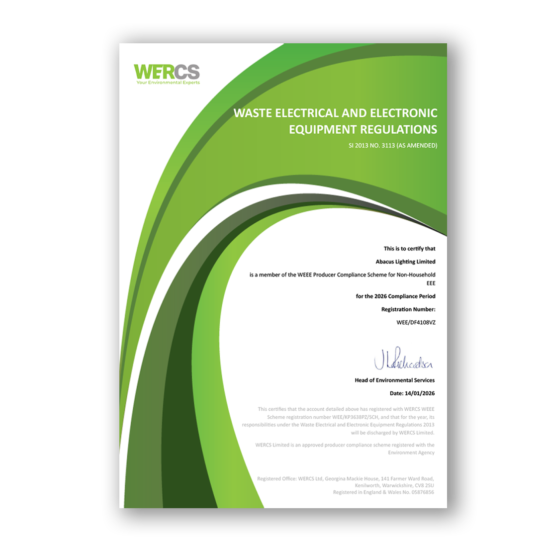 Lumicom Membership Certificate