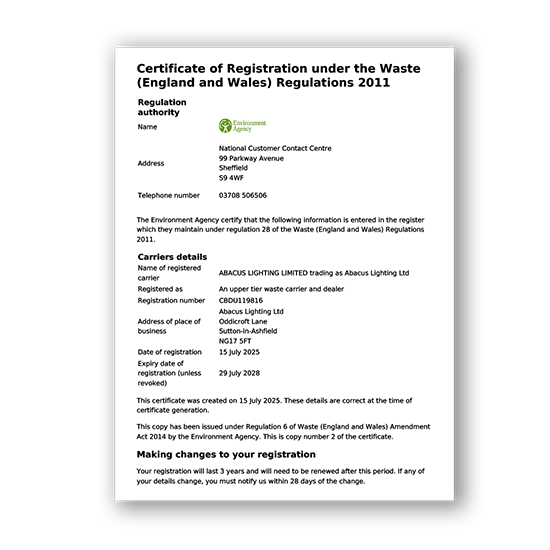 Waste Carriers License